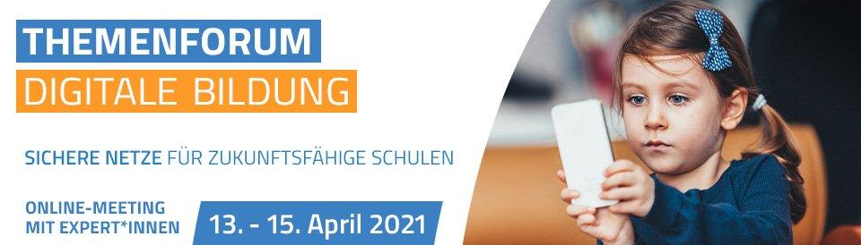 Themenforum „Digitale Bildung“ (Webinar | Online)