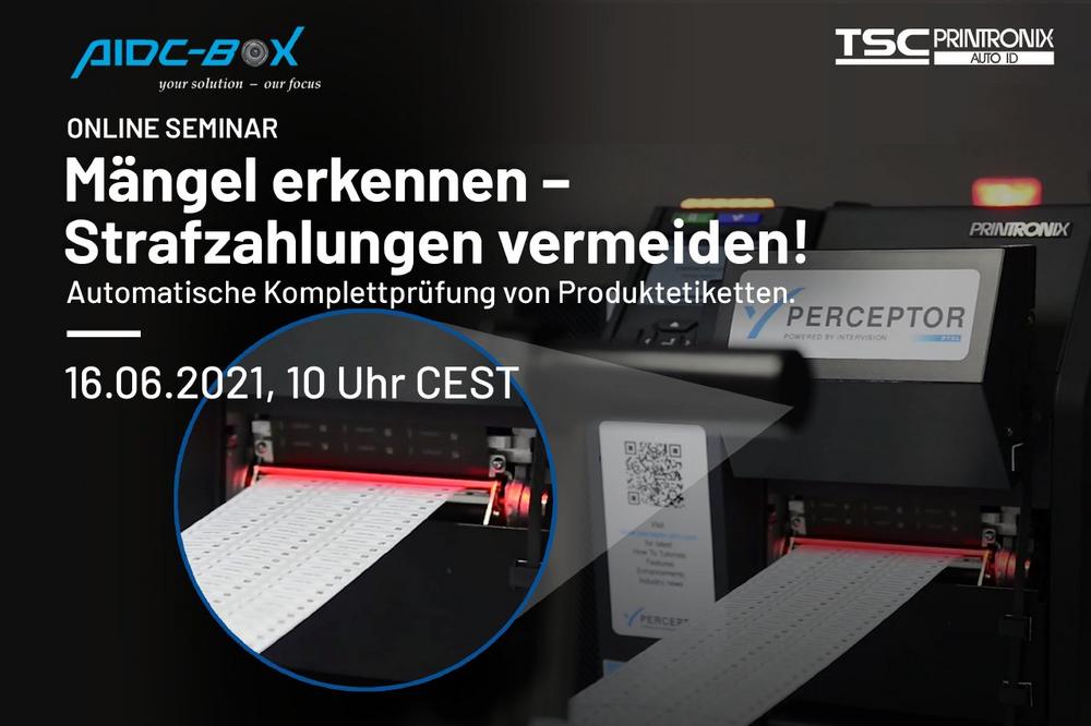 Automatische Komplettprüfung von Etiketten zur Produktkennzeichnung (Webinar | Online)