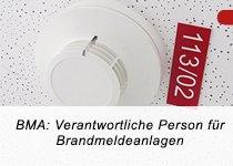 BMA: Verantwortliche Person nach DIN 14675 für Brandmeldeanlagen (TÜV) (Schulung | Hamburg)