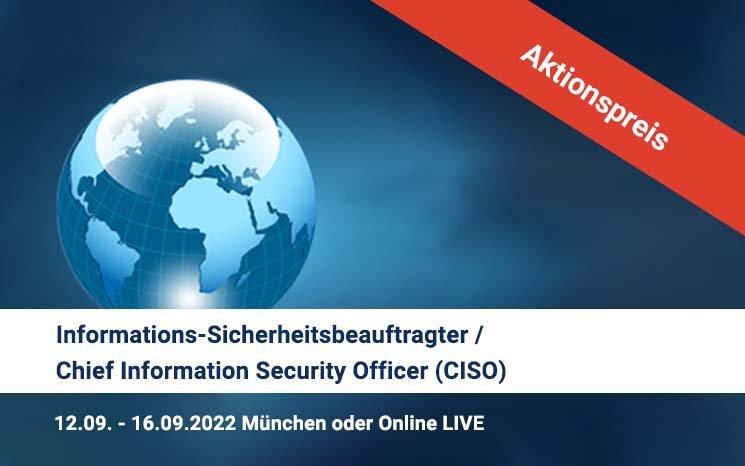 Informations-Sicherheitsbeauftragter / Chief Information Security Officer (CISO) (Schulung | Online)