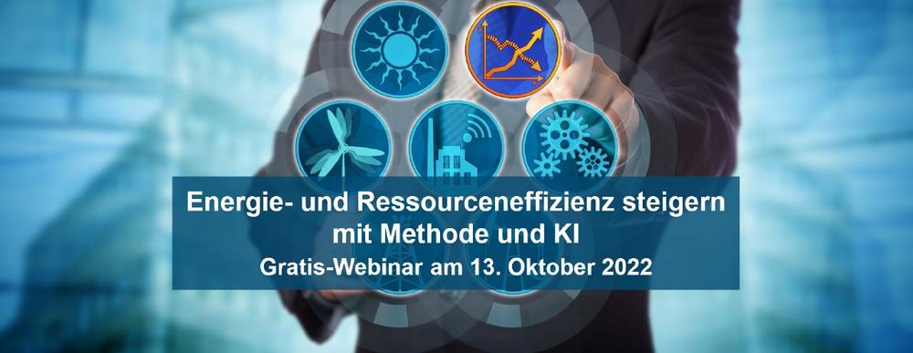 Gratis-Webinar: Energie- und Ressourceneffizienz steigern mit Methode und KI (Webinar | Online)