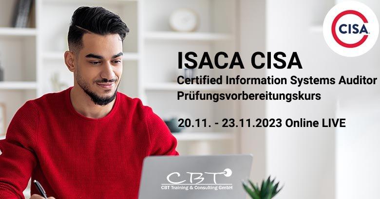 ISACA CISA Certified Information Systems Auditor Prüfungsvorbereitungskurs (Seminar | Online)