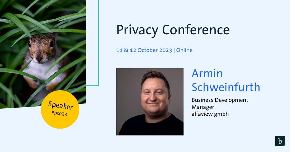 Vortrag von alfaview auf der Privacy Conference (Vortrag | Online)