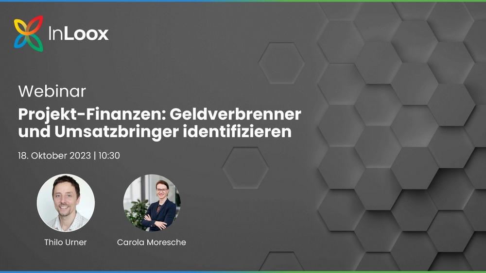 Webinar: Projekt-Finanzen – Geldverbrenner und Umsatzbringer identifizieren (Webinar | Online)