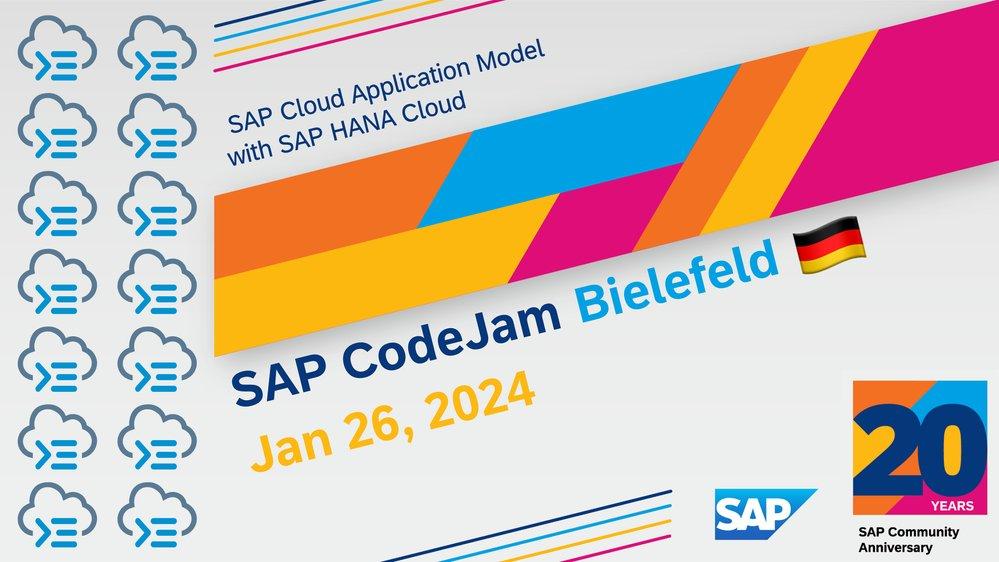 CodeJam „SAP Cloud Application Programming Model with SAP HANA Cloud“ (Schulung | Bielefeld)
