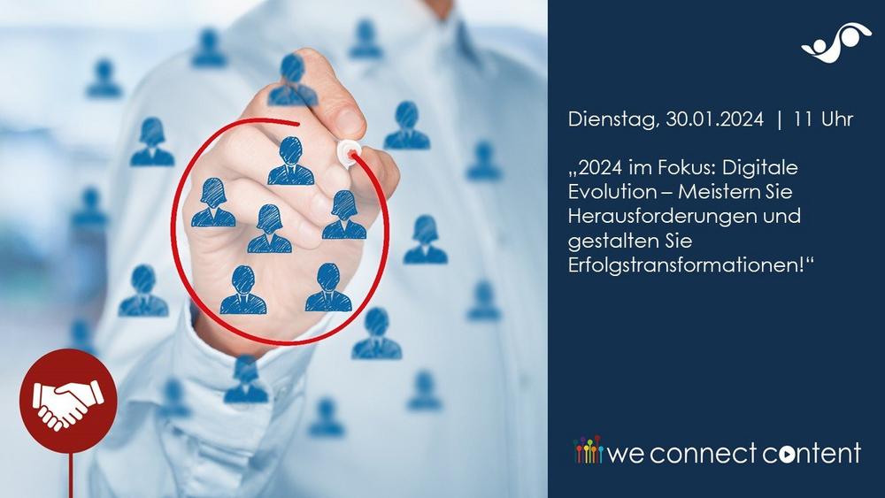 Digitale Evolution – Meistern Sie Herausforderungen und gestalten Sie Erfolgstransformationen! (Webinar | Online)