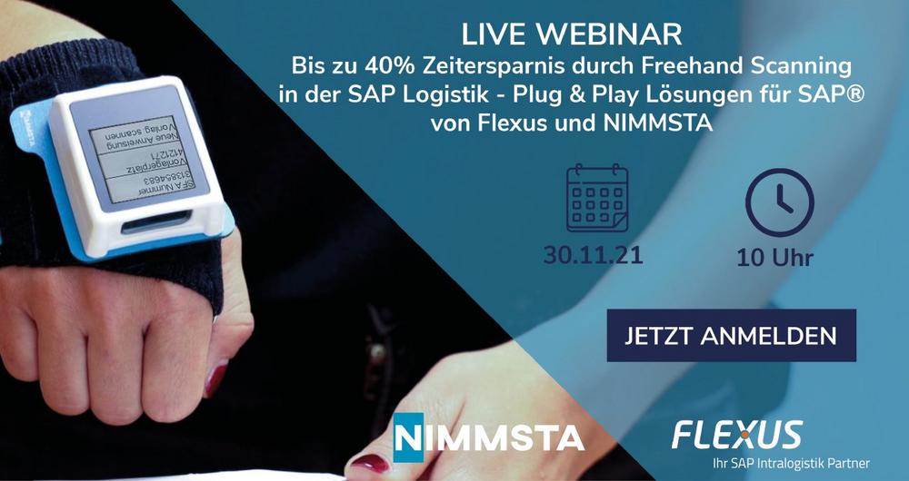 Bis zu 40% Zeitersparnis durch Freehand Scanning in der SAP Logistik (Webinar | Online)