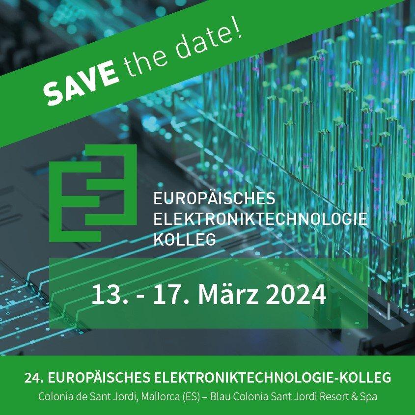 24. Europäisches Elektoniktechnologie-Kolleg (Kongress | Colònia de Sant Jordi)