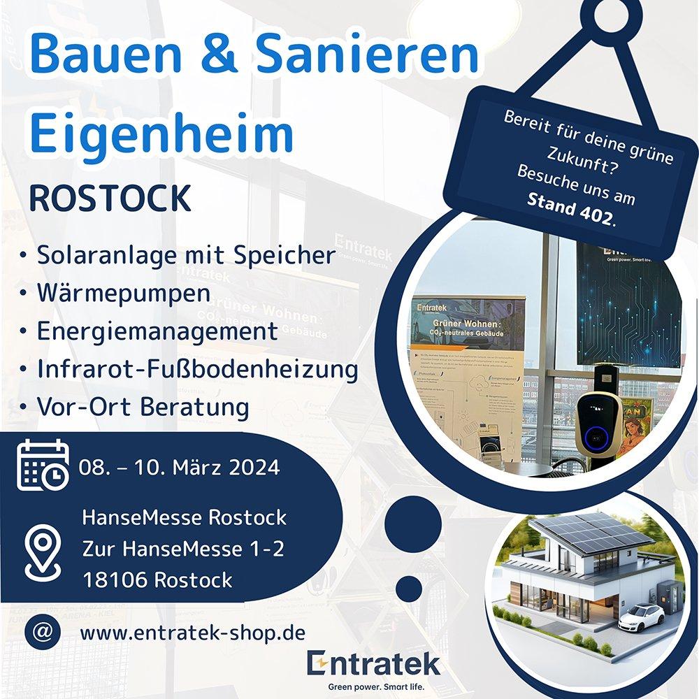 Entratek auf der Messe Bauen & Sanieren Eigenheim Rostock (Messe | Rostock)