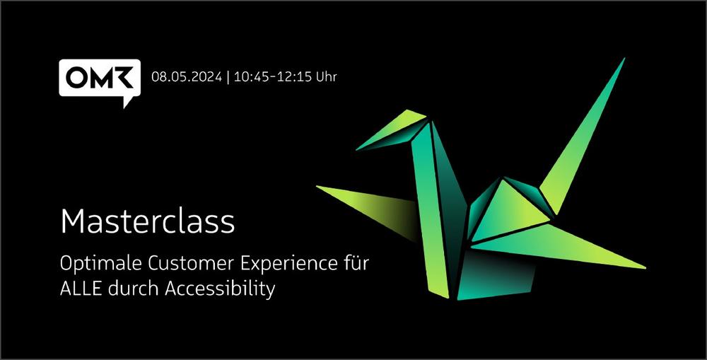 OMR Masterclass – Optimale Customer Experience für ALLE durch Accessibility (Vortrag | Hamburg)