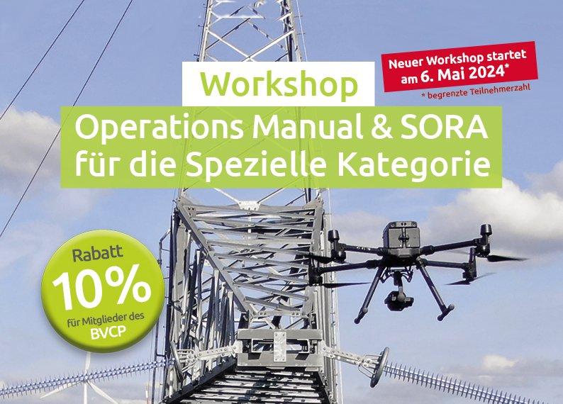 Workshop Operations Manual & SORA für Drohnenflüge in der Speziellen Kategorie (Workshop | Online)