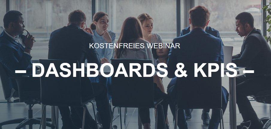 Kostenfreies Webinar: „Dashboards & KPIs“ (Webinar | Online)