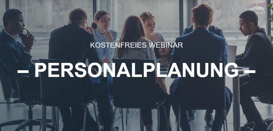 Kostenfreies Webinar: „Personalplanung“ (Webinar | Online)