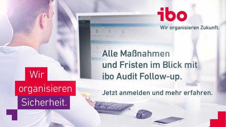 Kostenfreies Infowebinar zur Software: ibo Audit Follow-up (Webinar | Online)