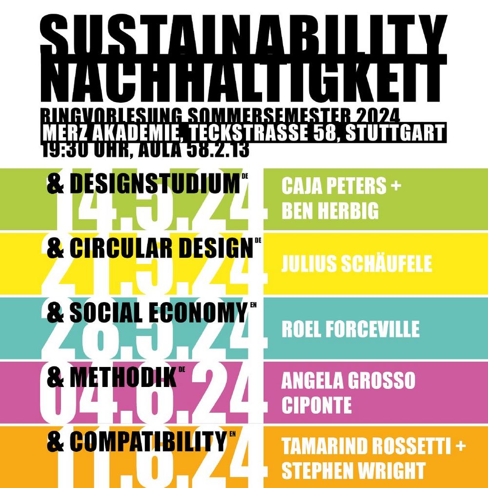 Ringvorlesung: Nachhaltigkeit und Circular Design (Vortrag | Stuttgart)