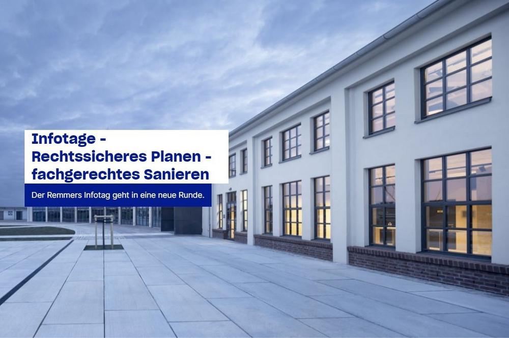 Infotage – Rechtssicheres Planen – fachgerechtes Sanieren (Seminar | Stuttgart)