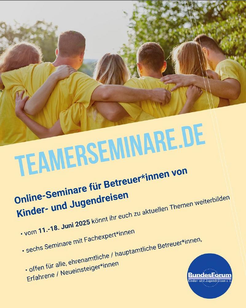 Teamerseminare 2025 (Webinar | Online)