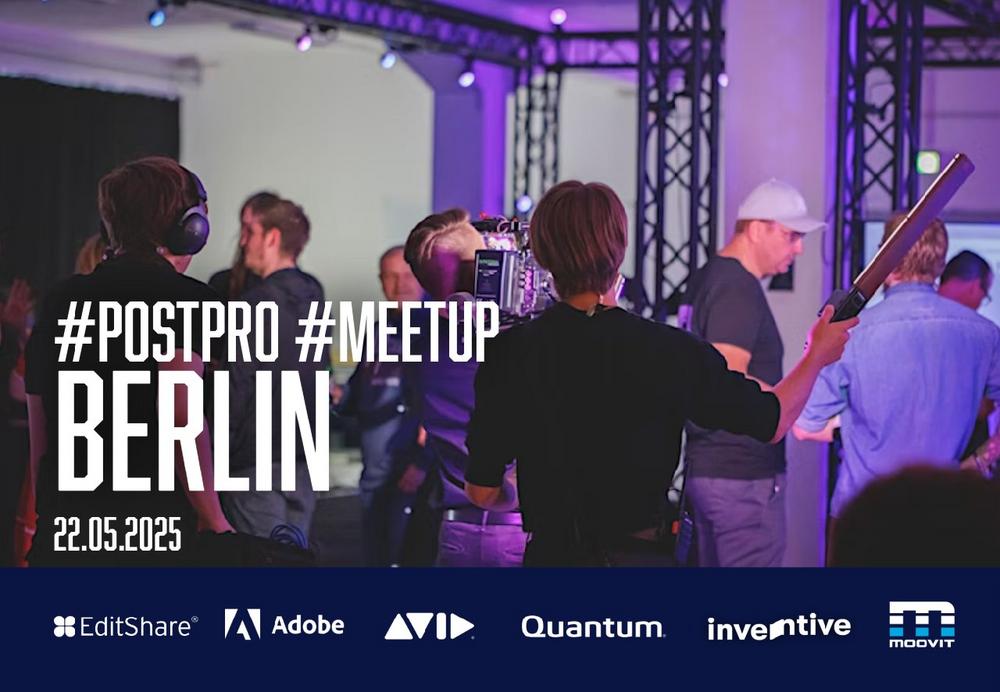Postpro-MeetUp: Vereinte Kräfte für die Zukunft der Videoproduktion (Networking | Berlin)