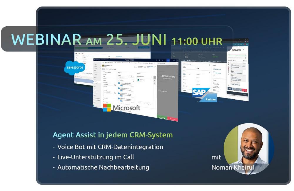 Agent Assist in jedem CRM-System (Webinar | Online)