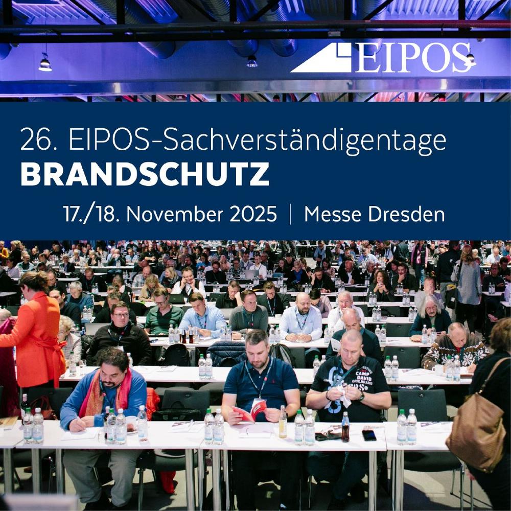 26. EIPOS-Sachverständigentage Brandschutz (Kongress | Dresden)