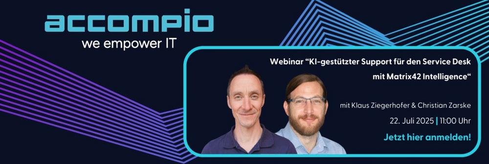 Webinar: KI-gestützter Support für den Service Desk (Webinar | Online)