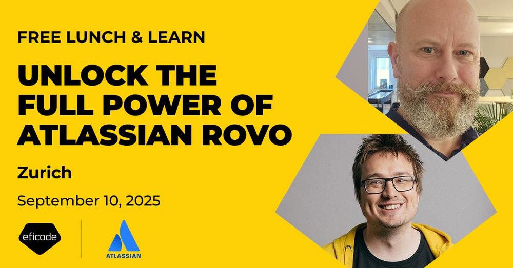 Kostenloses Atlassian Rovo Lunch & Learn (Seminar | Zürich)