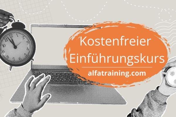 Kostenfreier Einführungskurs zum Zeit- und Selbstmanagement (Webinar | Online)