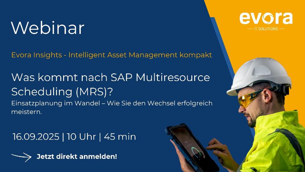 Live-Webinar: Was kommt nach SAP Multiresource Scheduling (MRS)? (Webinar | Online)