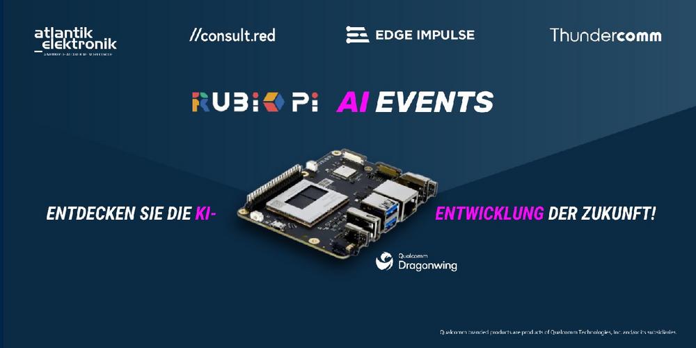 RUBIK Pi AI Events | München | Eindhoven | Kopenhagen | London (Workshop | München)