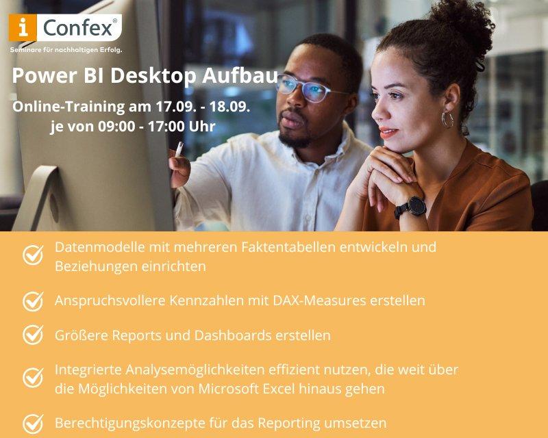 Power-BI-Schulung für Fortgeschrittene (Seminar | Online)