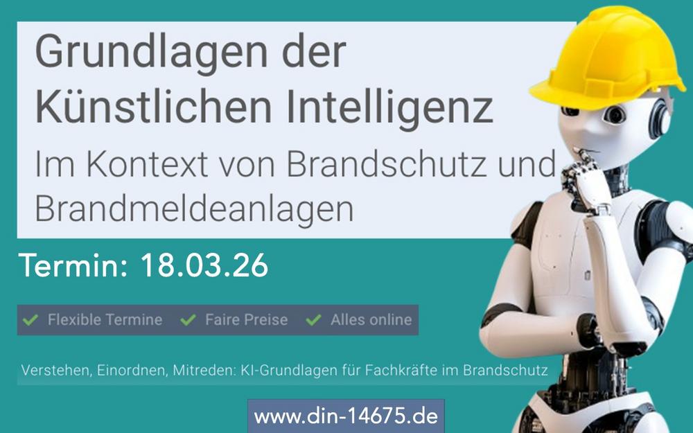 Grundlagen der Künstlichen Intelligenz Im Kontext von Brandschutz und Brandmeldeanlagen (Schulung | Online)