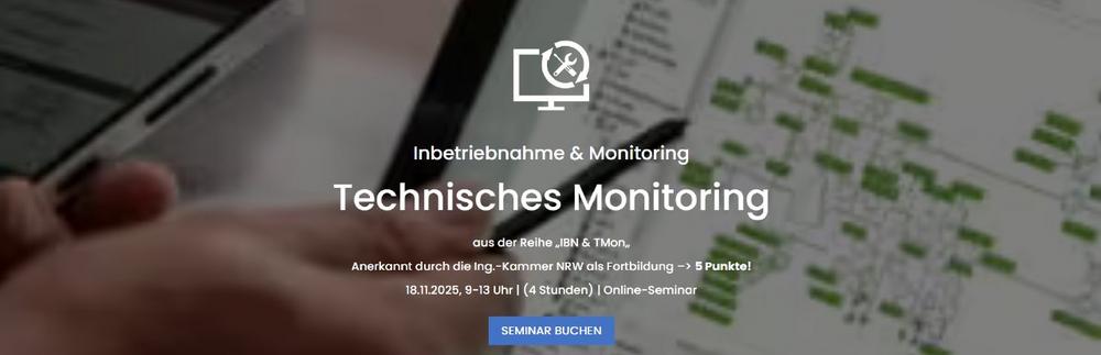 Technisches Monitoring (Seminar | Online)