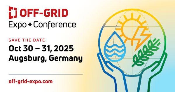 OFF-GRID Expo + Conference 30.-31.10.2025 (Pressetermin | Augsburg)