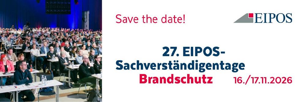 27. EIPOS-Sachverständigentage Brandschutz (Konferenz | Dresden)