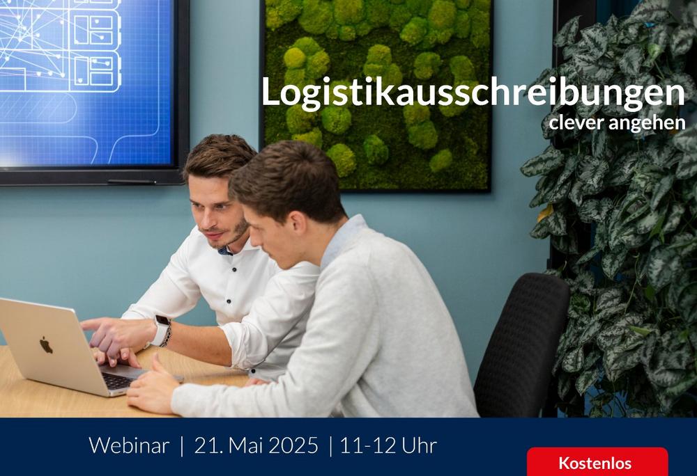 Kostenloses Webinar: Logistikausschreibungen clever angehen (Webinar | Online)