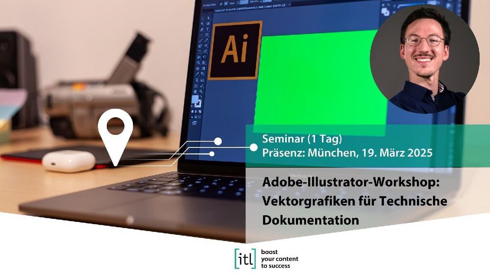 Adobe-Illustrator-Workshop: Vektorgrafiken für Technische Dokumentation (Workshop | Online)