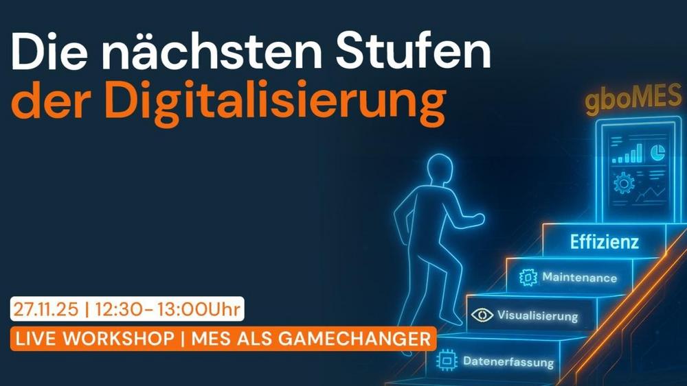 Live-Workshop auf LinkedIn: Wie Unternehmen durch valide Produktionsdaten ihre Effizienz steigern (Workshop | Online)