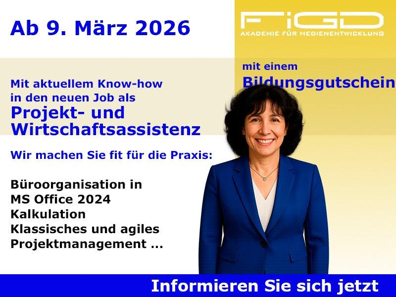 Projekt- und Wirtschaftsassistenz: Mit aktuellem Know-how zur neuen Stelle (Schulung | Berlin)