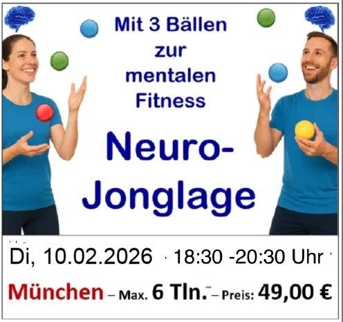 Workshop Neuro-Jonglage – Mit 3 Bällen zur mentalen Fitness (Workshop | München)