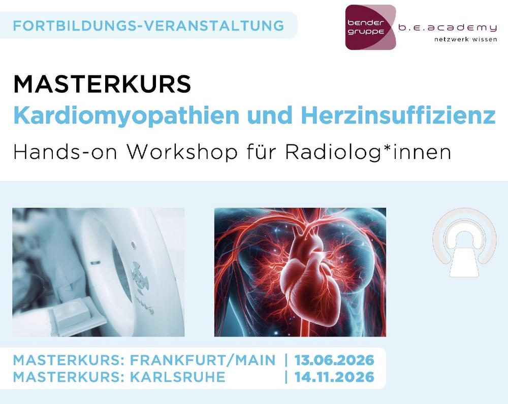 MASTERKURS Kardiomyopathien und Herzinsuffizienz (Workshop | Karlsruhe)