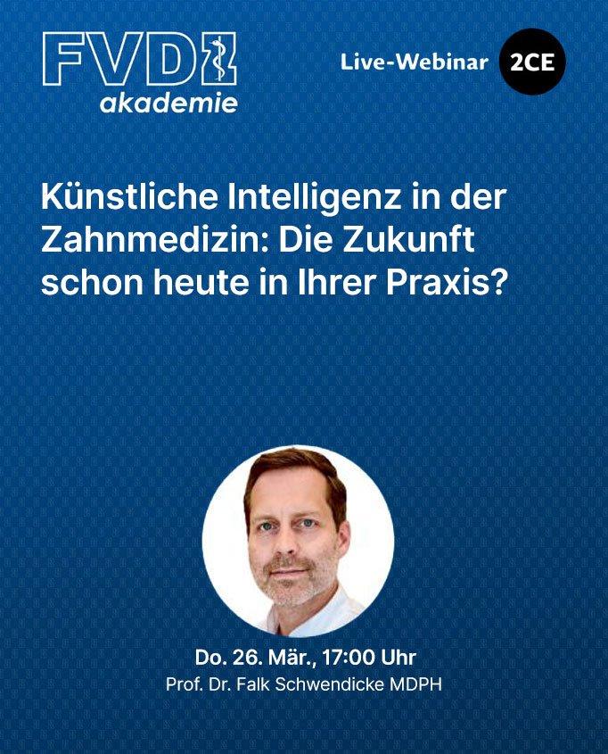 Künstliche Intelligenz in der Zahnmedizin: Die Zukunft schon heute in Ihrer Praxis? (Webinar | Online)