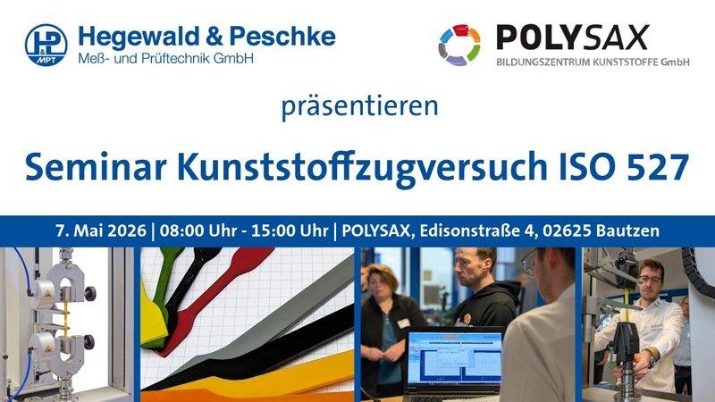 Seminar Kunststoffzugversuch nach ISO 527 (Seminar | Bautzen)