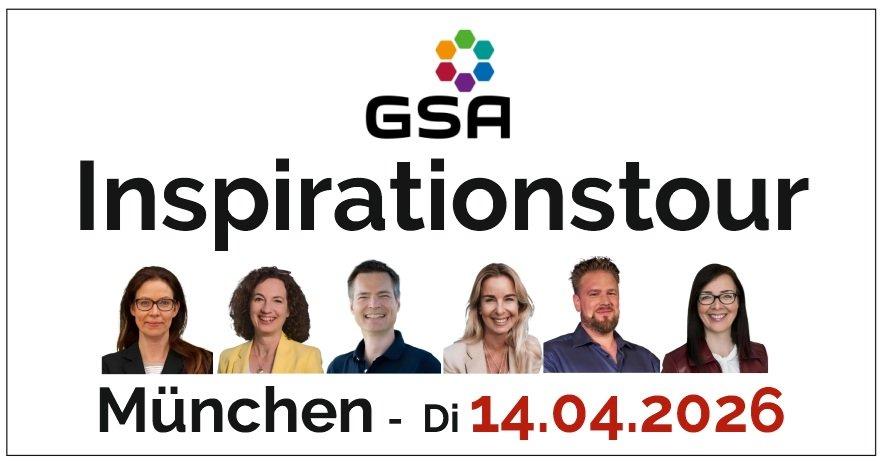 GSA-Inspirationstour – 6 Redner:innen je 10 Min. – München (Vortrag | München)