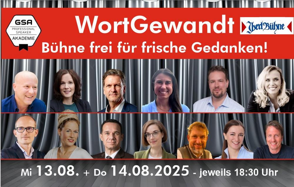 WortGewandt – Bühne frei für frische Gedanken! (Unterhaltung / Freizeit | München)