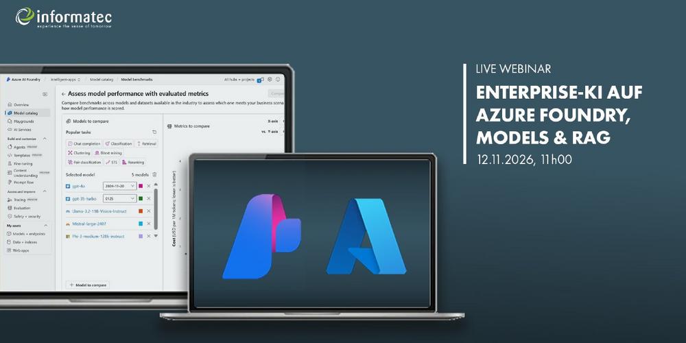 Live Webinar: Enterprise-KI auf Azure Foundry, Models & RAG (Webinar | Online)