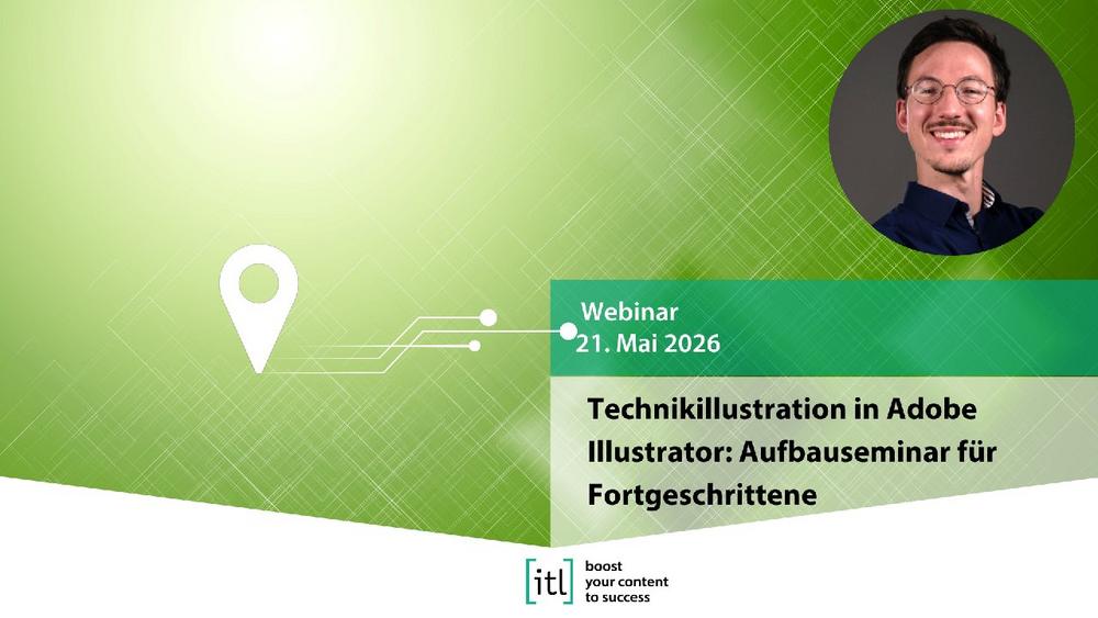 Technikillustration in Adobe Illustrator: Aufbauseminar für Fortgeschrittene (Webinar | Online)
