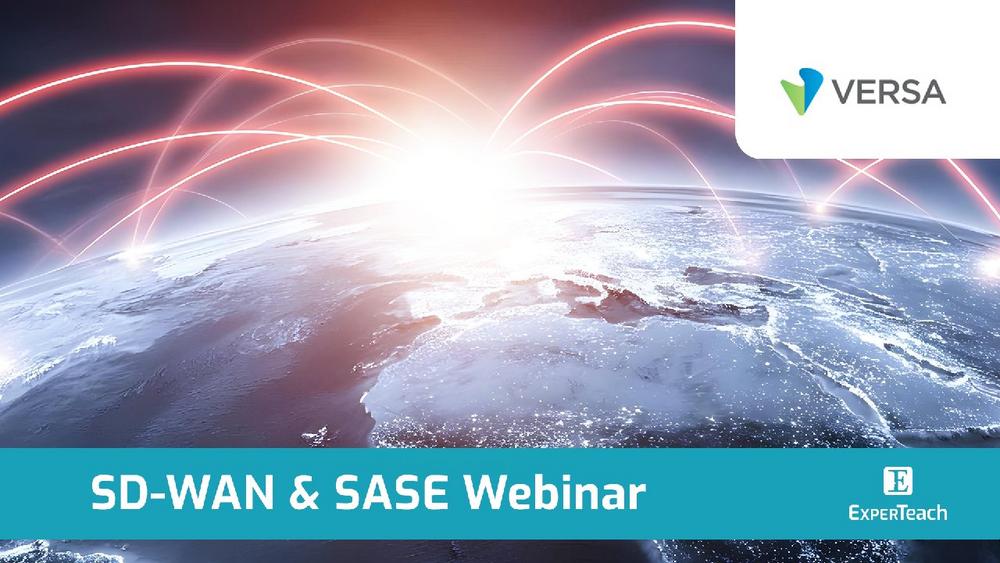 SD-WAN & SASE: Konzepte verstehen und mit Versa umsetzen (Webinar | Online)