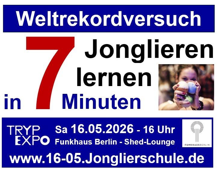 Jonglieren lernen in 7 MInuten bei Deutschlands erfolgreichstem Jongliertrainer (Workshop | Berlin)
