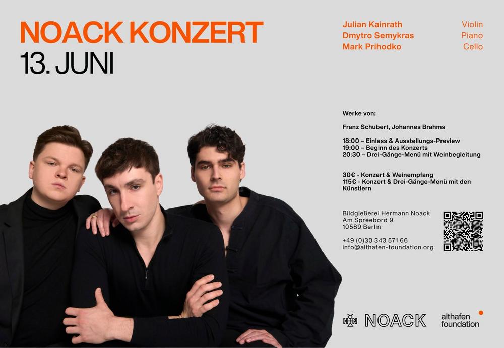 Noack Konzerte: Alvier Trio mit Brahms, Bronze und Beginn des Sommers (Sonstiges | Berlin)