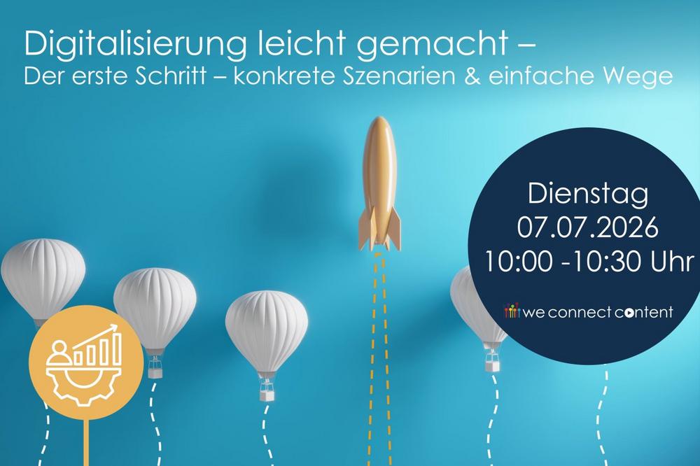 „Digitalisierung leicht gemacht – der pragmatische Einstieg für Hersteller“ – Folge 2 (Webinar | Online)